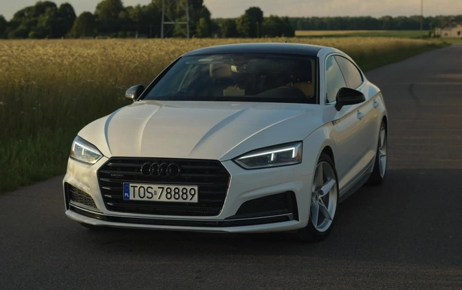 Audi A5 cena 130900 przebieg: 48000, rok produkcji 2019 z Małomice małe 254